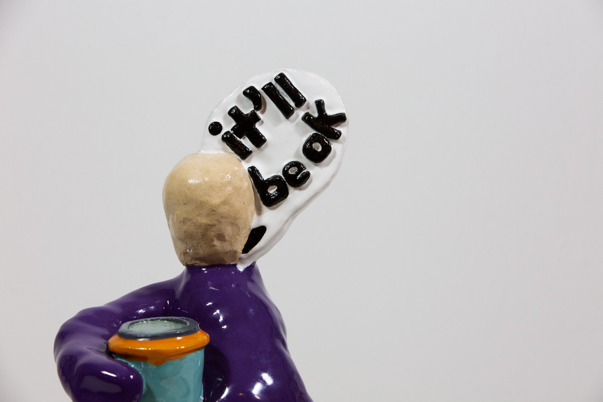 it'll be ok, ceramic sculpture from absurdity by Sylvia Schwenk