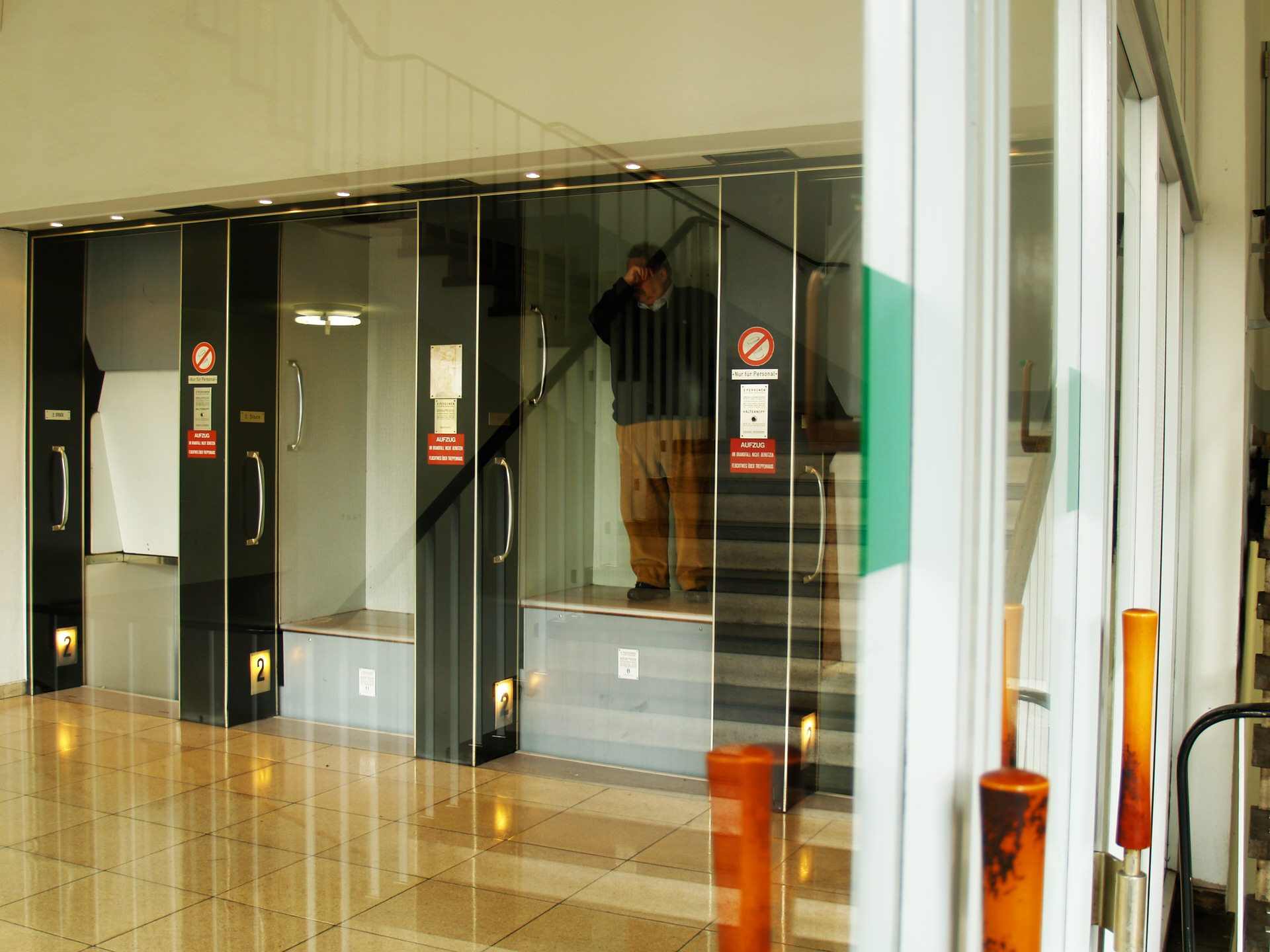 The workers’ lift