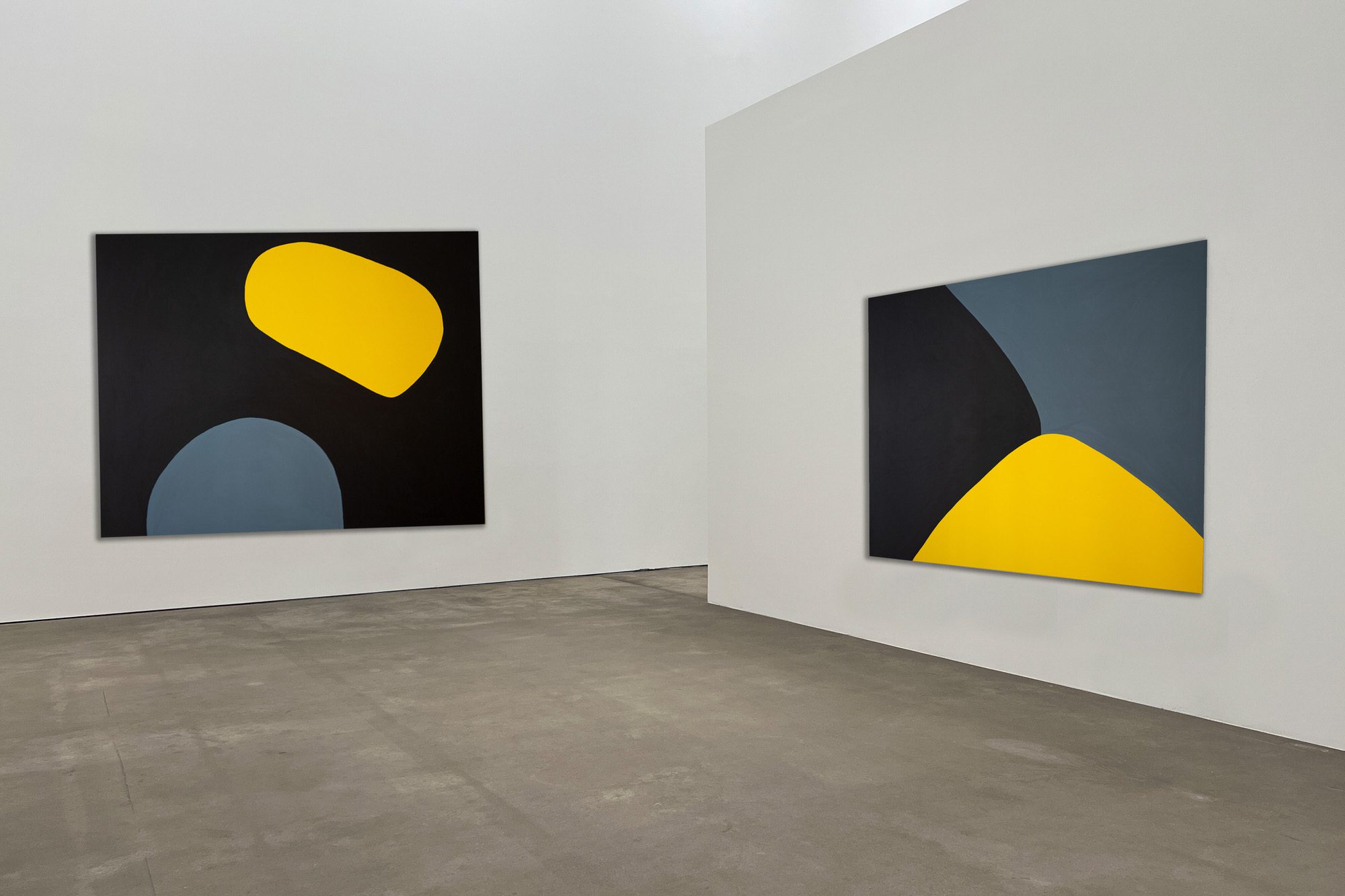 Sylvia schwenk winter Nr 1 and 2 large works on canvas acrylic on canvas your thoughts become your world 200 x 160cm